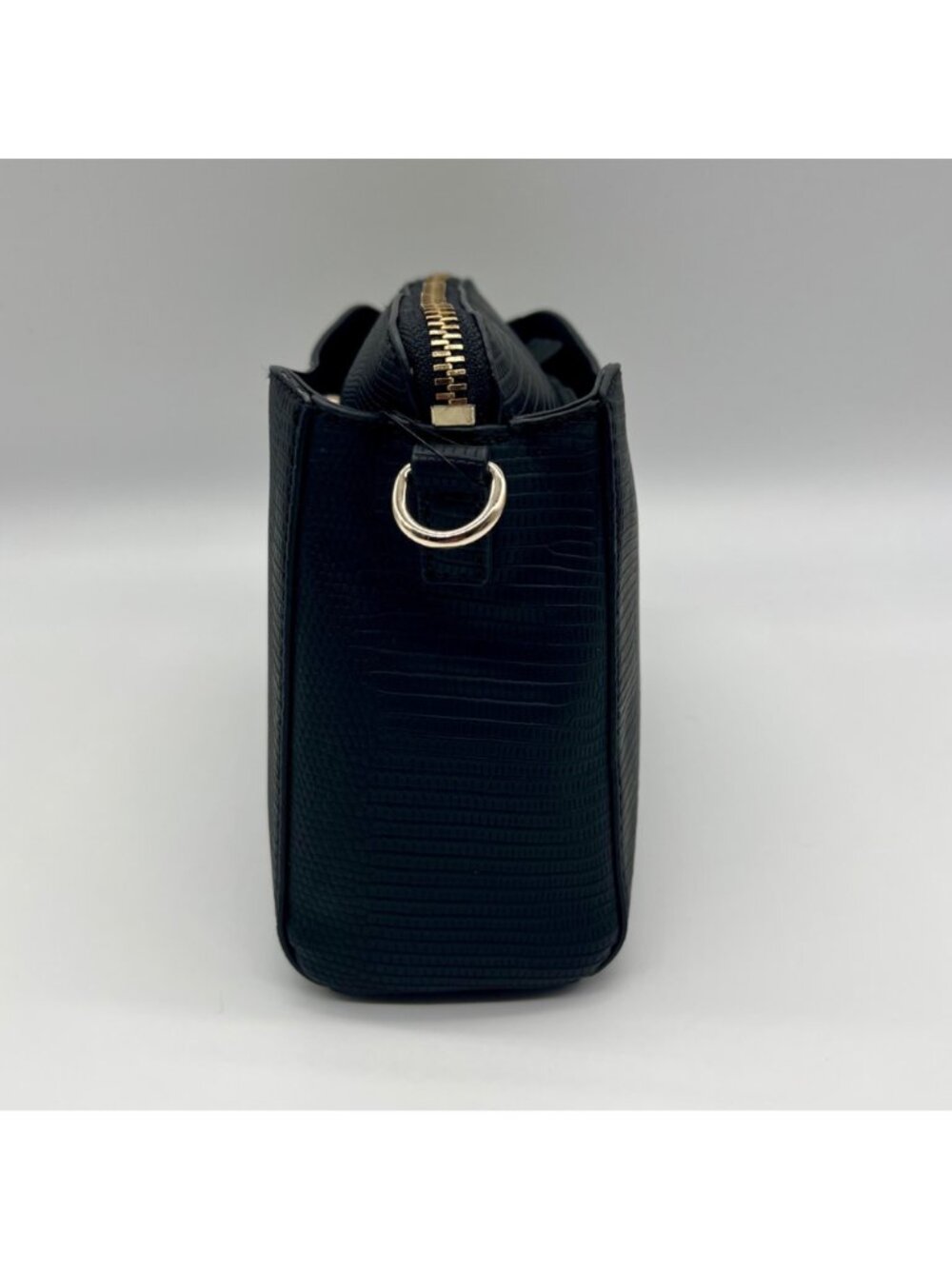 Guess Black Triple Compartment Leather Crossbody Bag - Picture 3 of 12